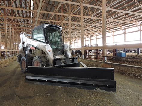 skid steer feed pusher blade|Feed Pusher .